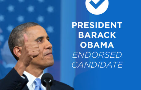 President Barack Obama Endorsed Candidate